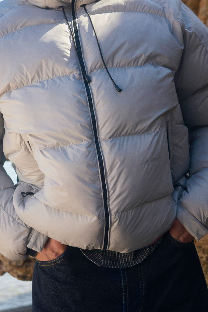 ARKK Apparel ARKK Logo Puffer | Grey Jacket
